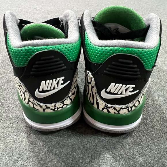 Nike Air Jordan 3 Retro (TD) Pine Green 832033-030 Toddler Size 12c - Picture 6 of 8